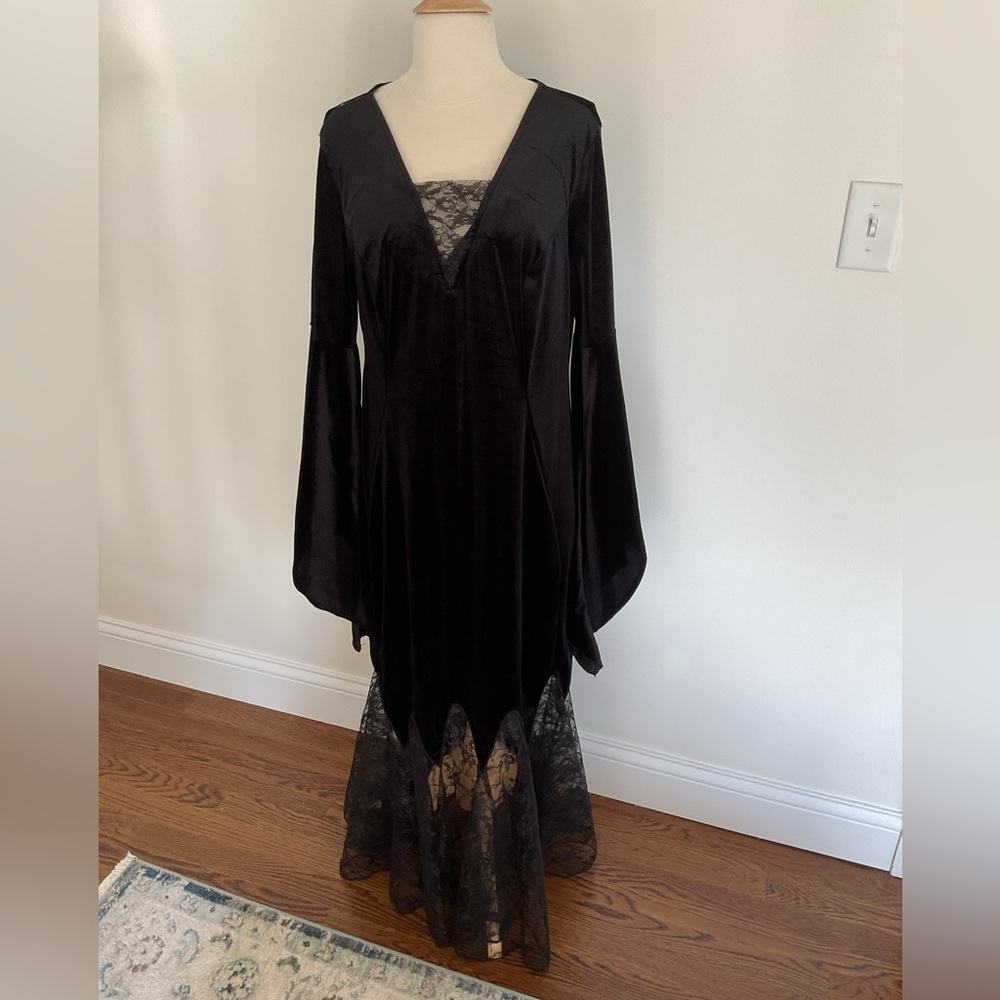 Stretch Velvet and Lace dress